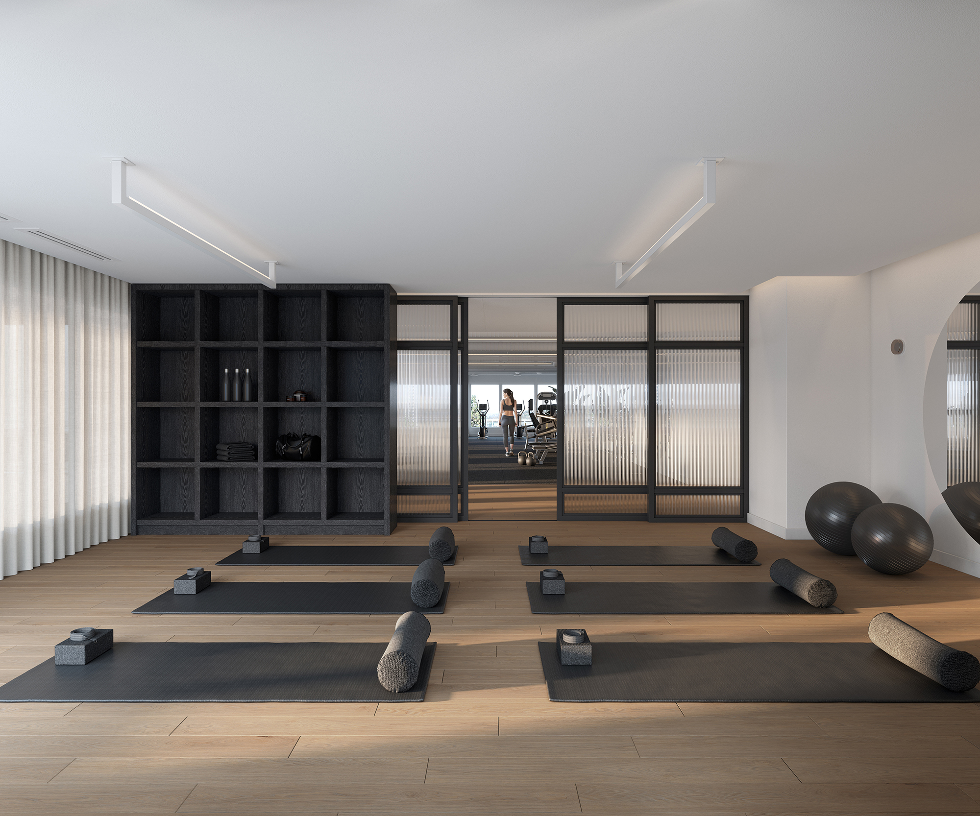Smith & Farrow amenities - yoga studio