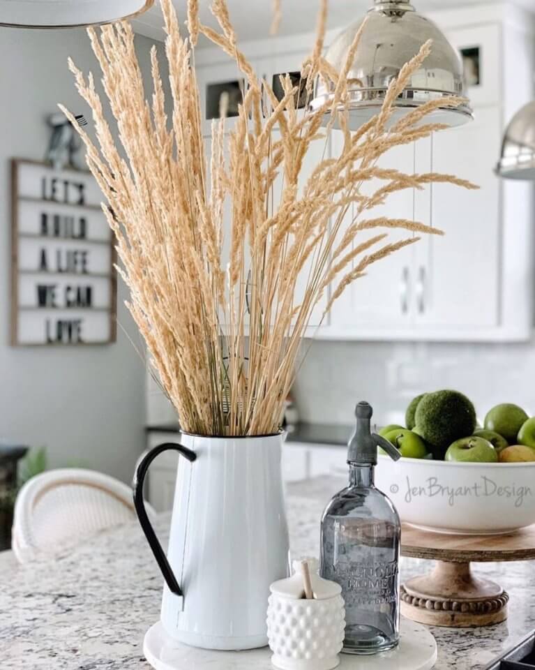 9 Fresh Ways To Decorate Your Home For Fall Livabl Boffo Developments   Wheat 767x960 