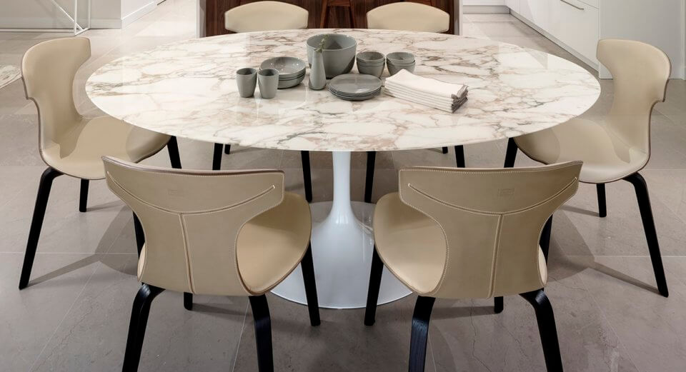 poltrona frau dining chairs