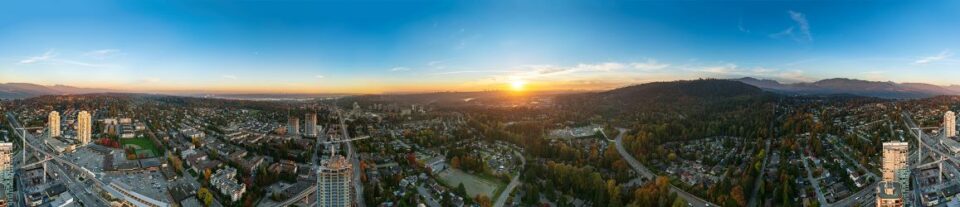 Smith & Farrow panorama sunset